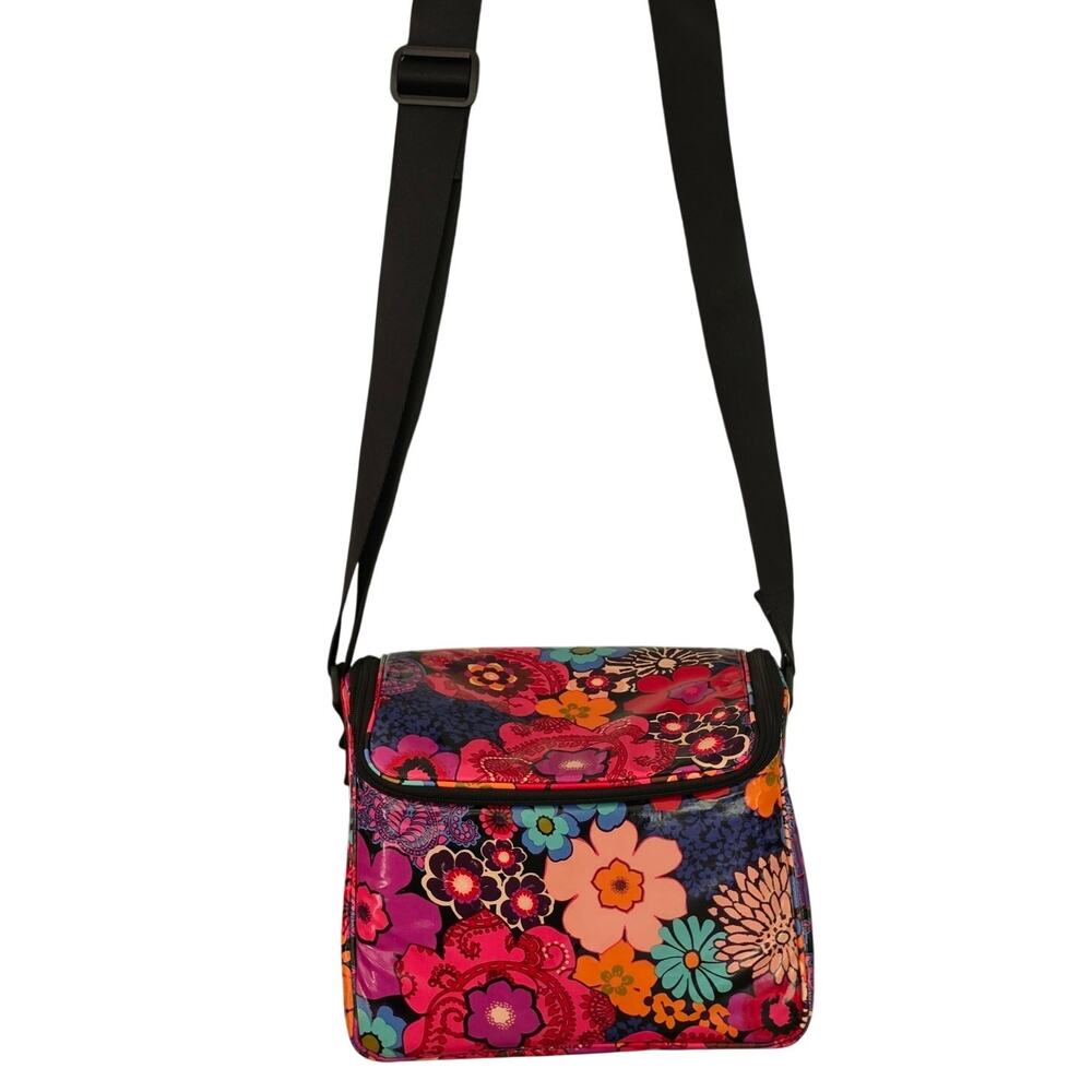 Vera Bradley Stay Cooler Vineyard Floral Crossbody Insulated Cooler Lunch Bag - Picture 4 of 6